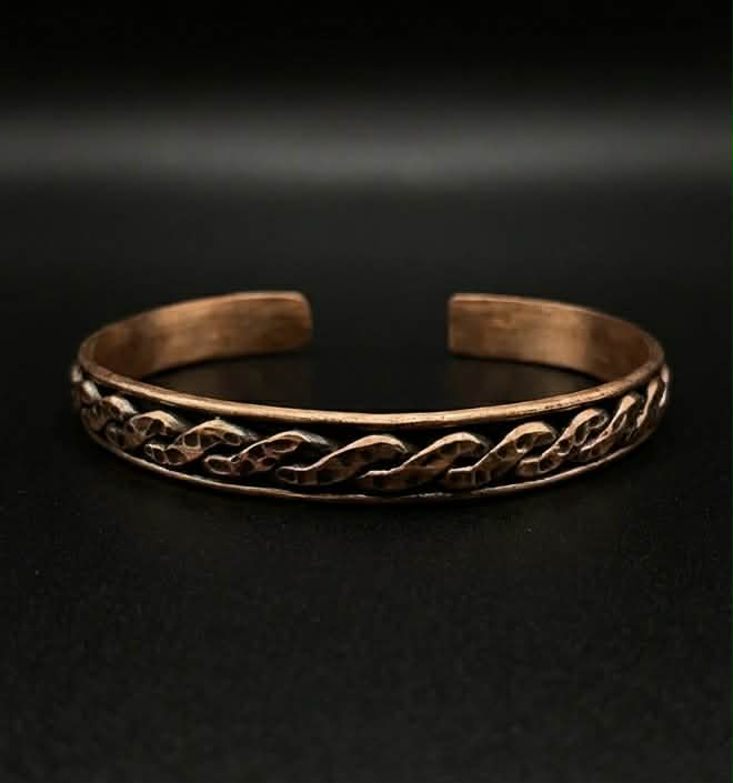 Copper Celtic Knot Cuff Bracelet