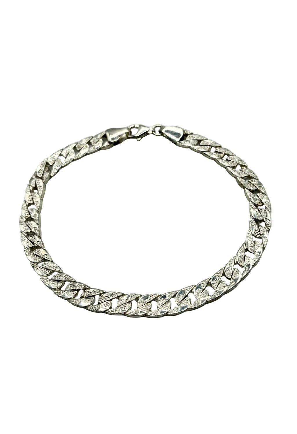 Sterling Silver Bracelet | Cuban | 5mm