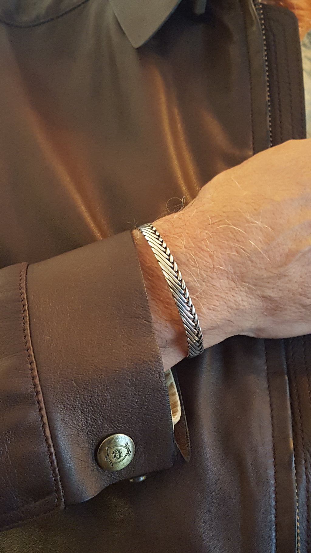 Sterling Silver Cuff Bracelet | Foxtail Design