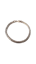 Flat Byzantine Silver Bracelet
