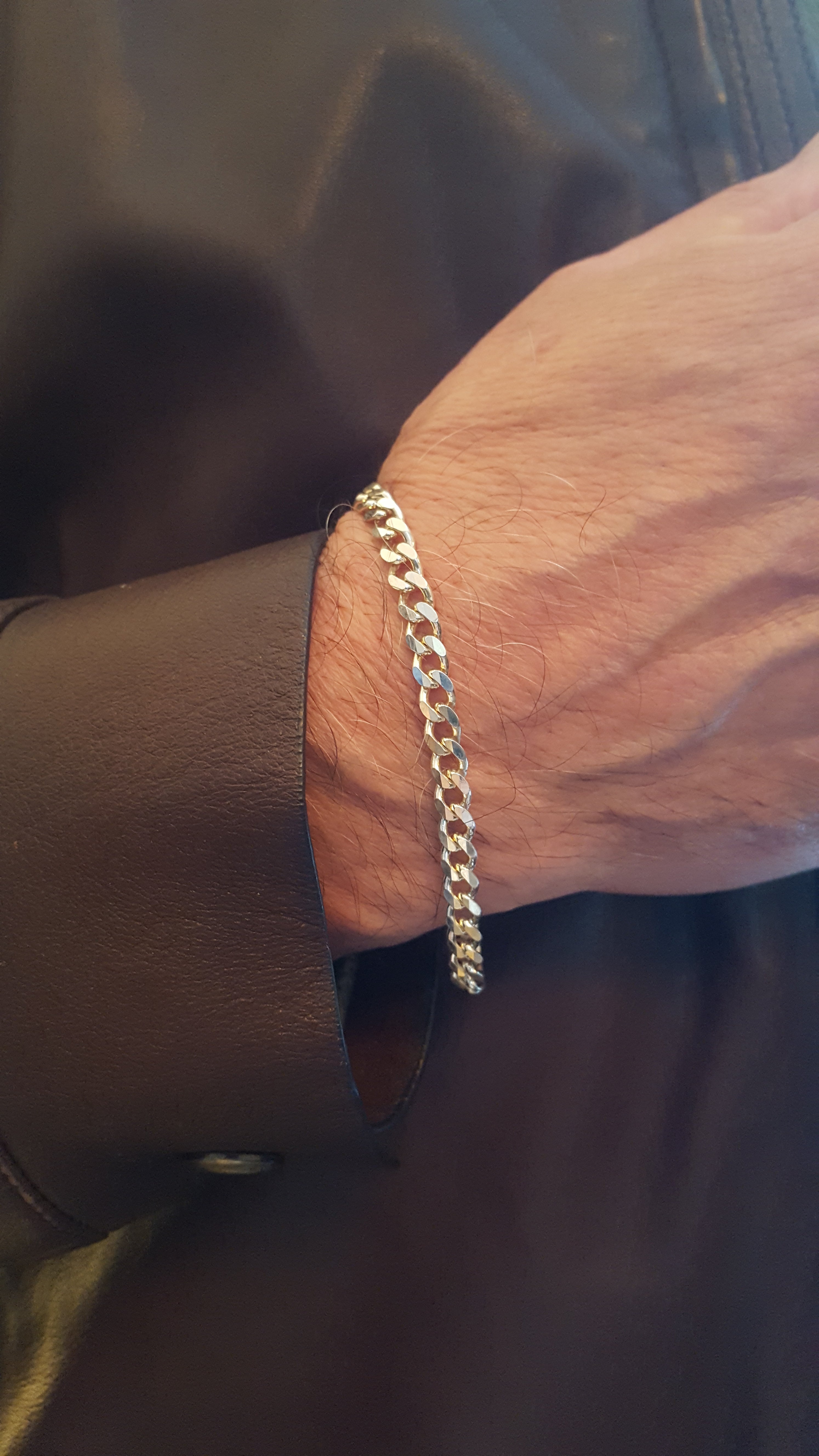 Sterling Silver Bracelet - Curb Link