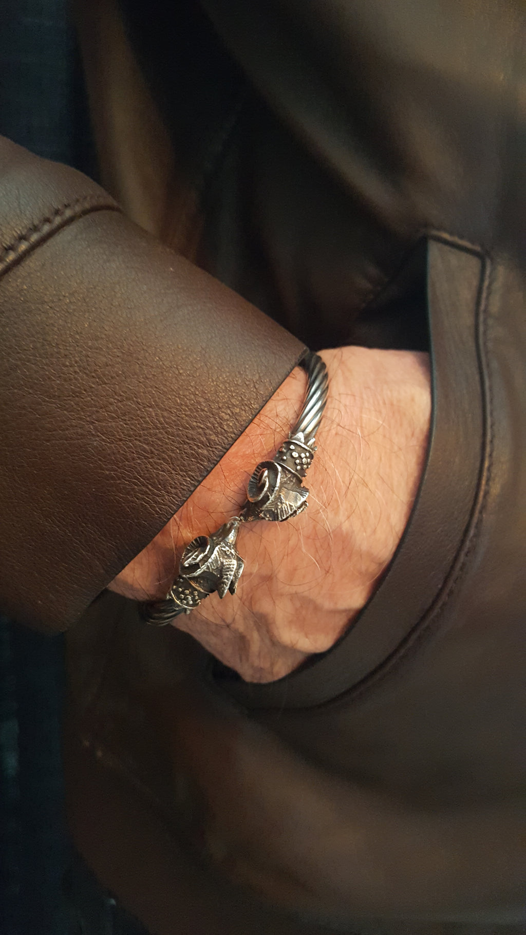 Sterling Silver Cuff Bracelet |The Ram