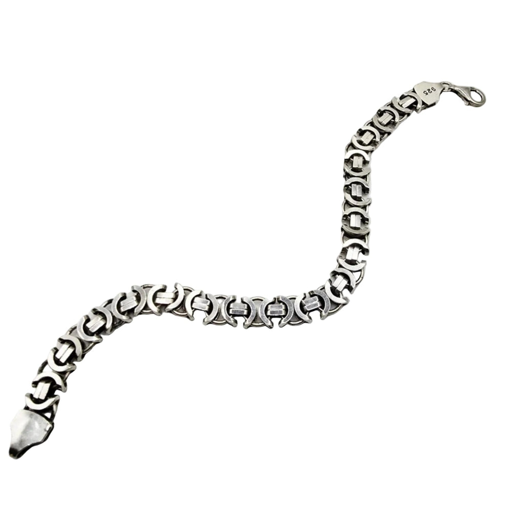 Sterling Silver Bracelet - Euroking 8.5mm