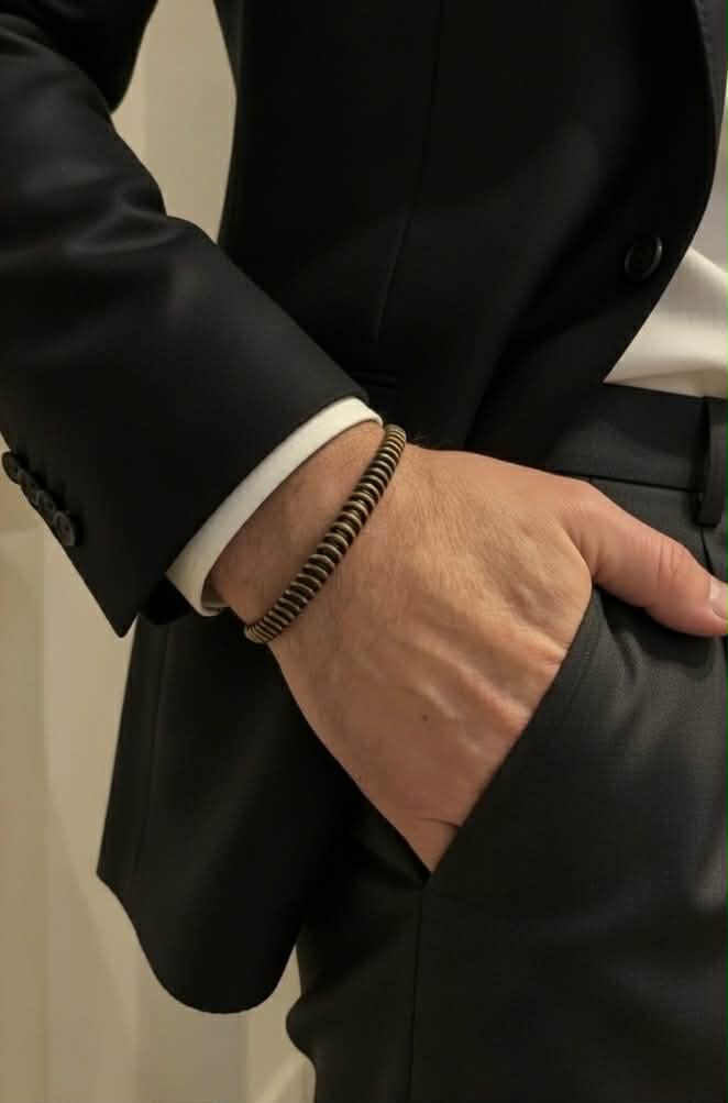 Coiled Copper Cuff Bracelet