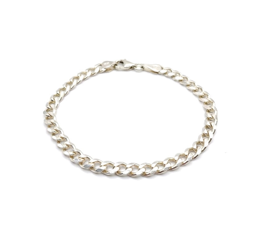 Sterling Silver Bracelet - Curb Link