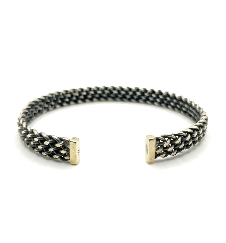 Men's Silver Cuff Bracelet | Caesar