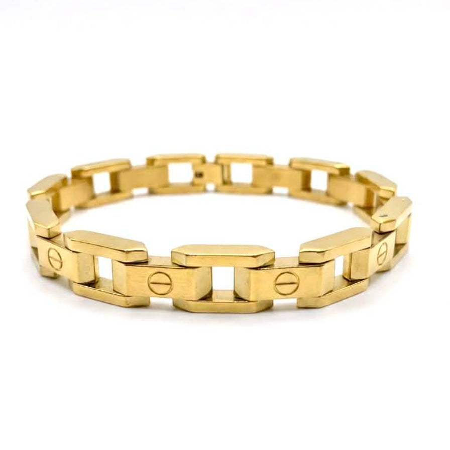 Men's Stainless Steel Bracelet - Truss - 9mm