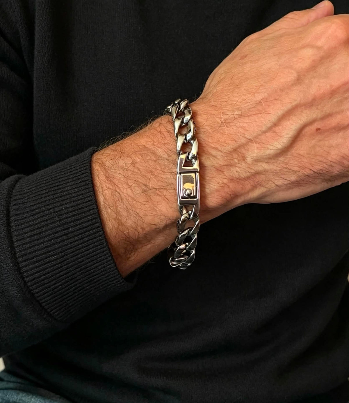 Chunky Stainless Steel Bracelet