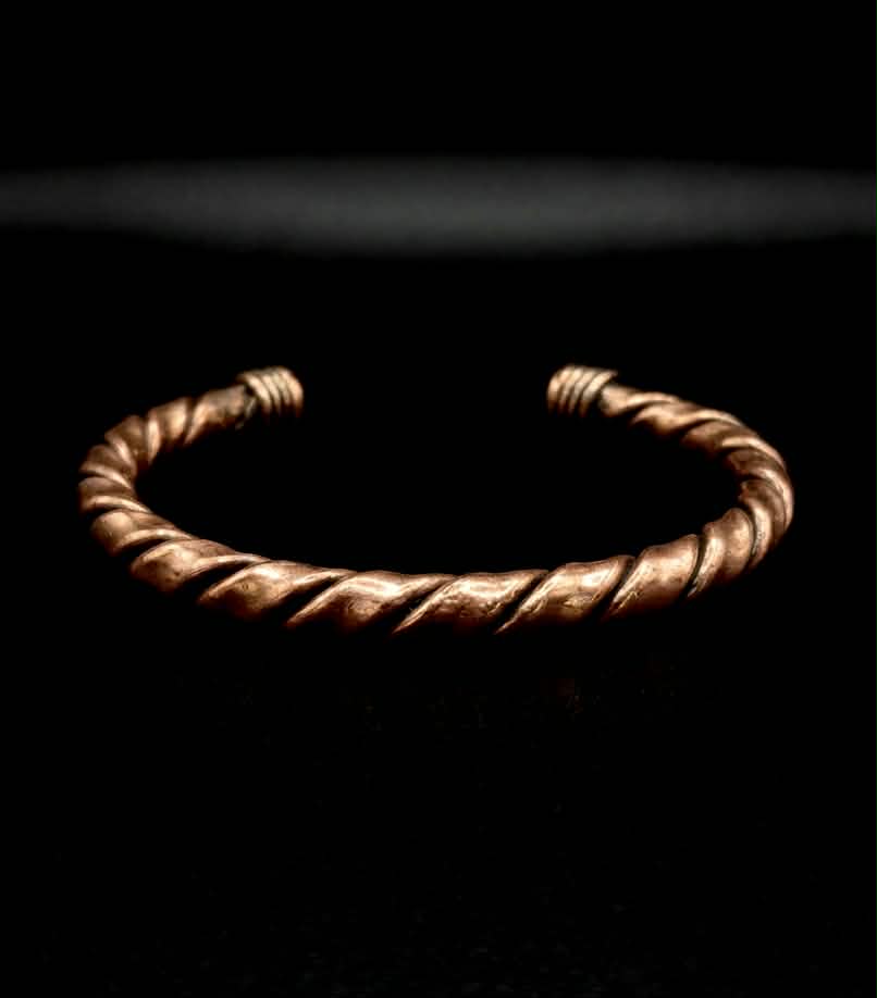 Twisted Copper Cuff Bracelet