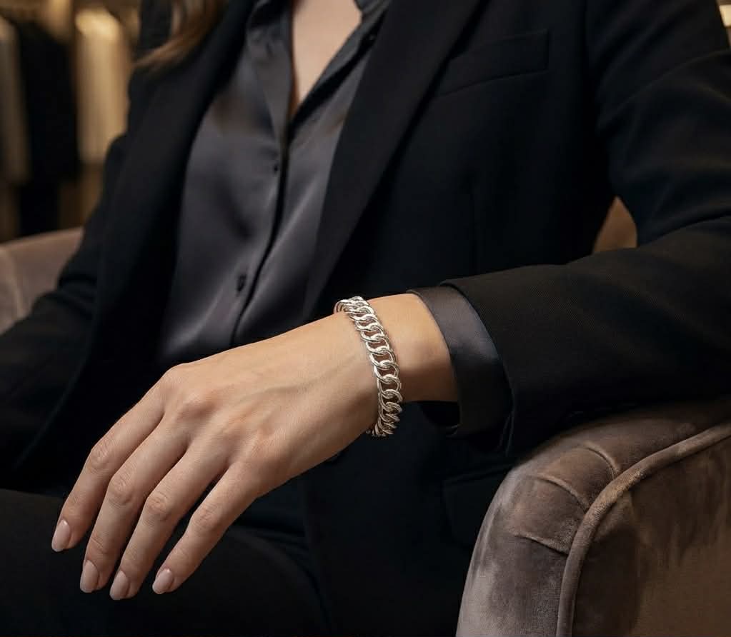 The Weaver - Woman's Sterling Silver Bracelet