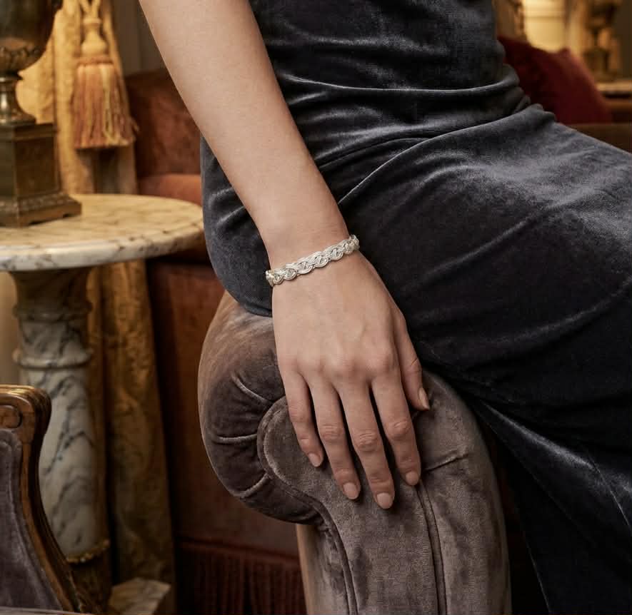 Handcrafted 999% Pure Silver Kazaz Bracelet - Unisex