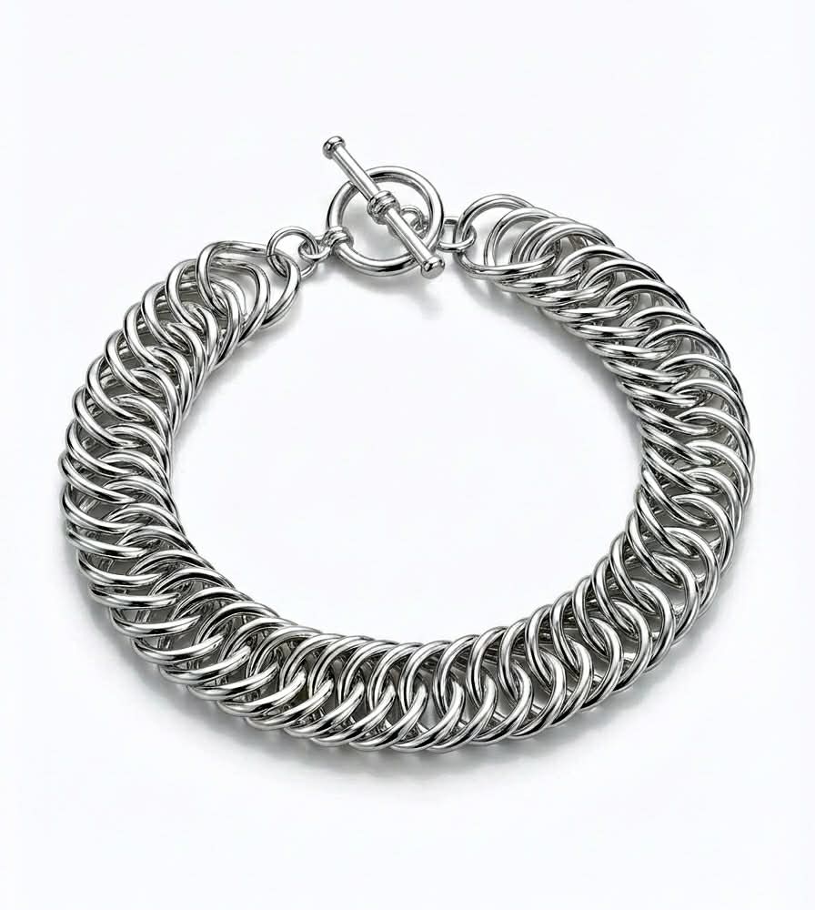 The Weaver - Woman's Sterling Silver Bracelet