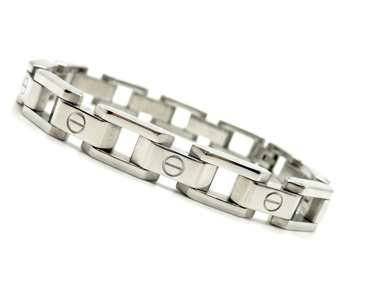 Men's Stainless Steel Bracelet - Truss - 9mm