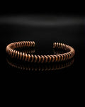 Coiled Copper Cuff Bracelet