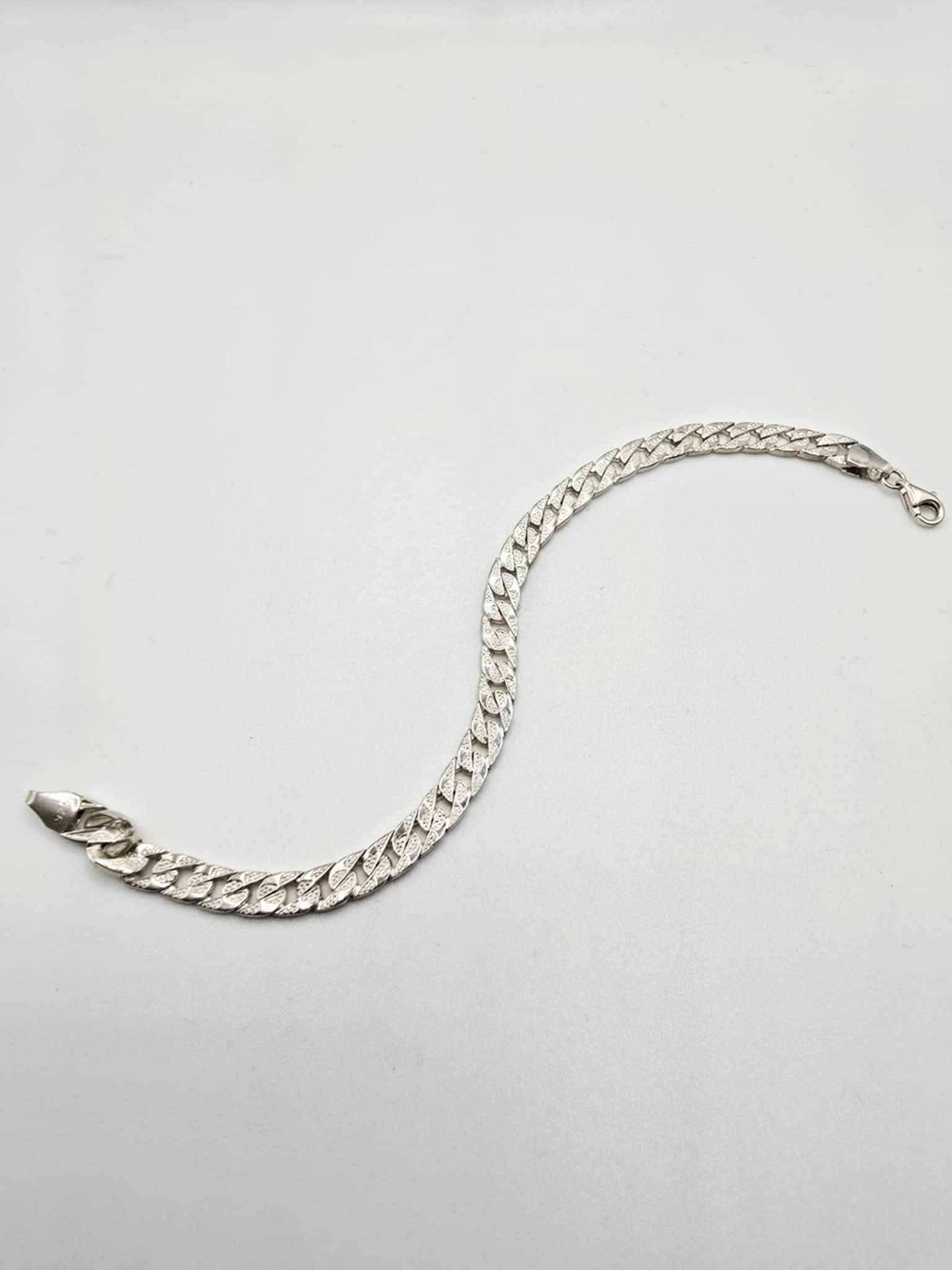 Sterling Silver Bracelet | Cuban | 5mm