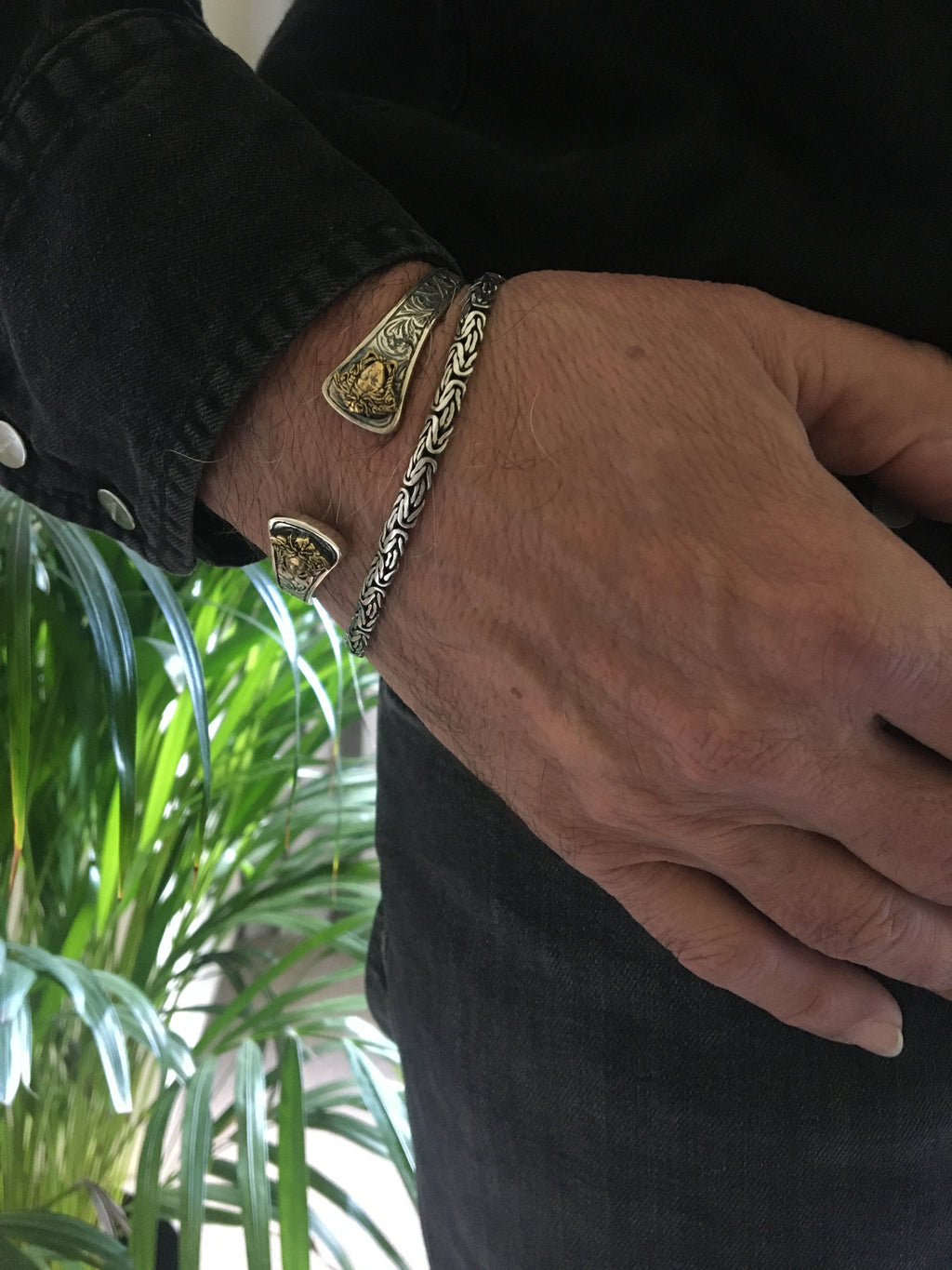 Sterling Silver Cuff Bracelet | Medusa