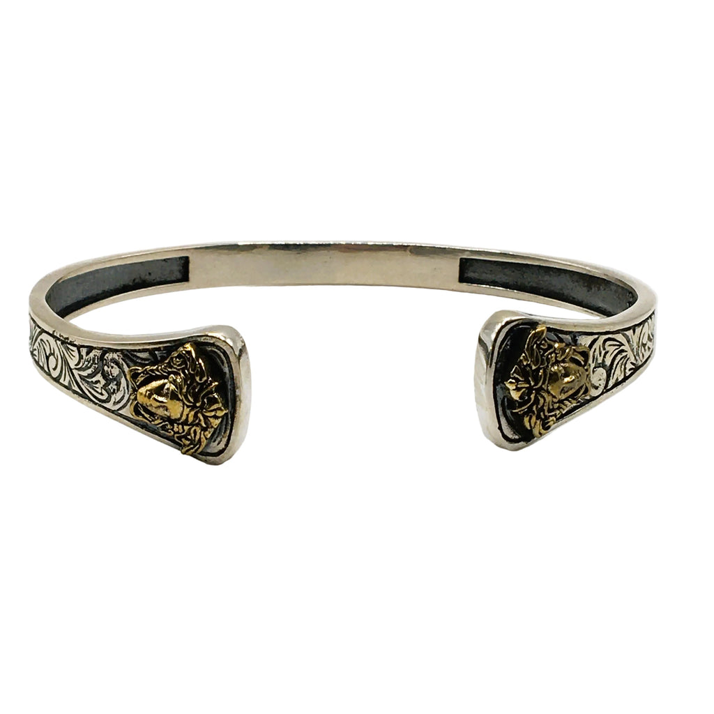 Sterling Silver Cuff Bracelet | Medusa