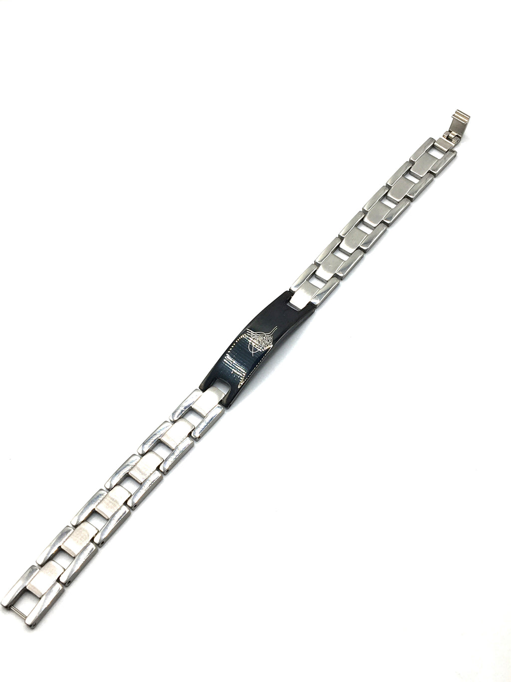 Stainless Steel Ottoman Tughra ID Bracelet