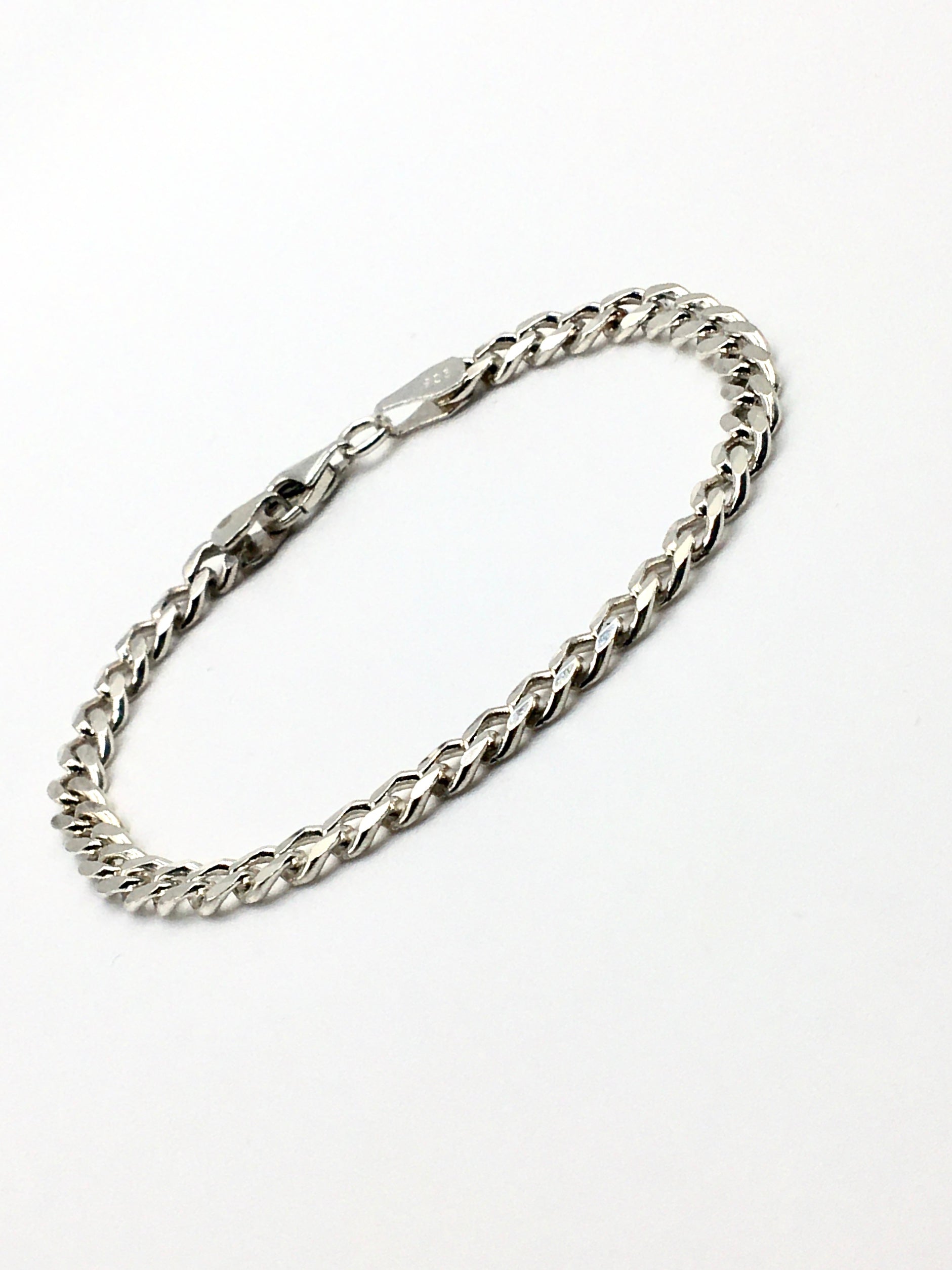 Sterling Silver Bracelet - Curb Link