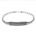 Omega Barrel Silver Bracelet