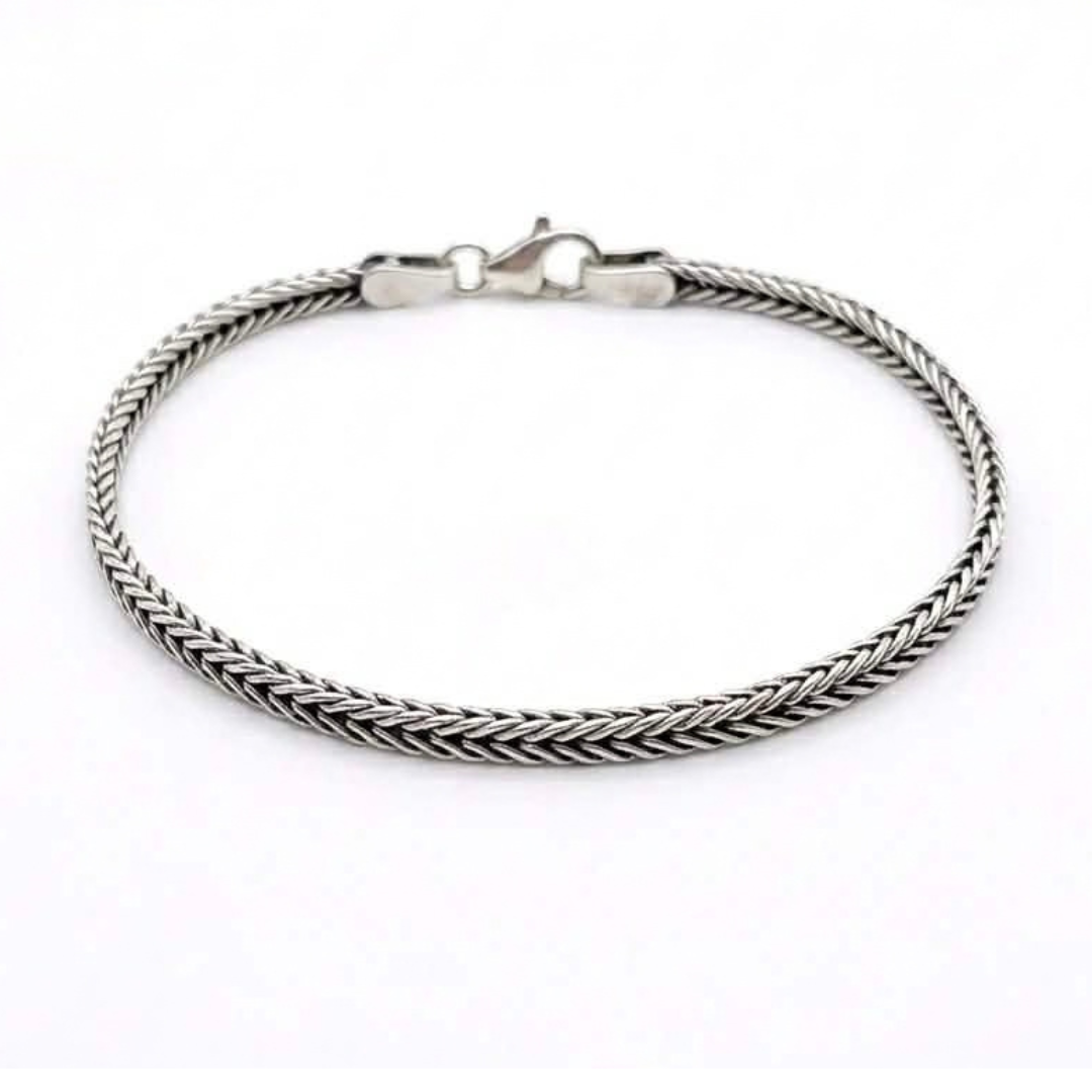 Foxtail Silver Bracelet - 3.5mm