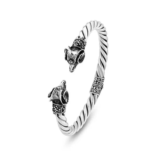 Sterling Silver Cuff Bracelet |The Ram