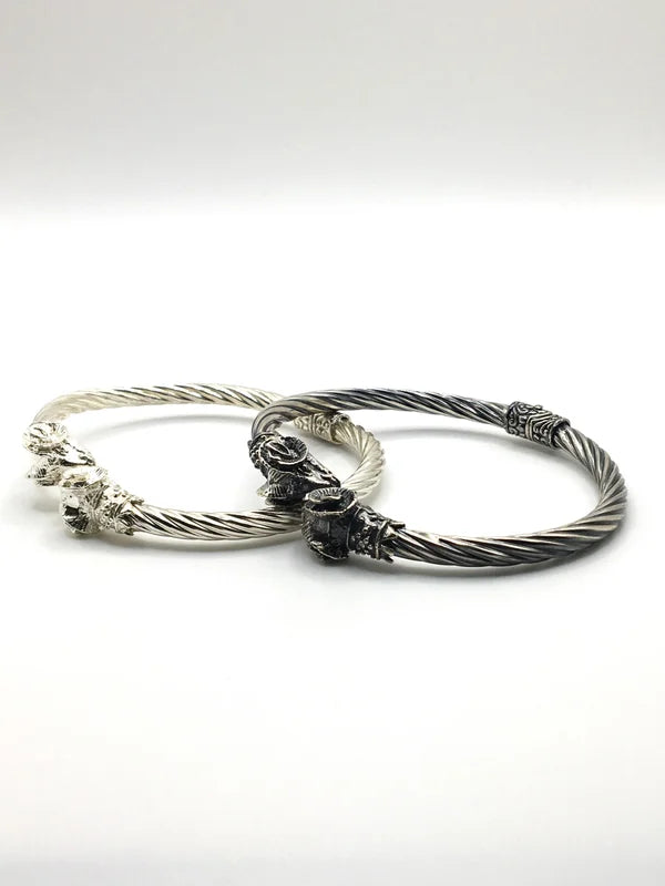 Sterling Silver Cuff Bracelet |The Ram
