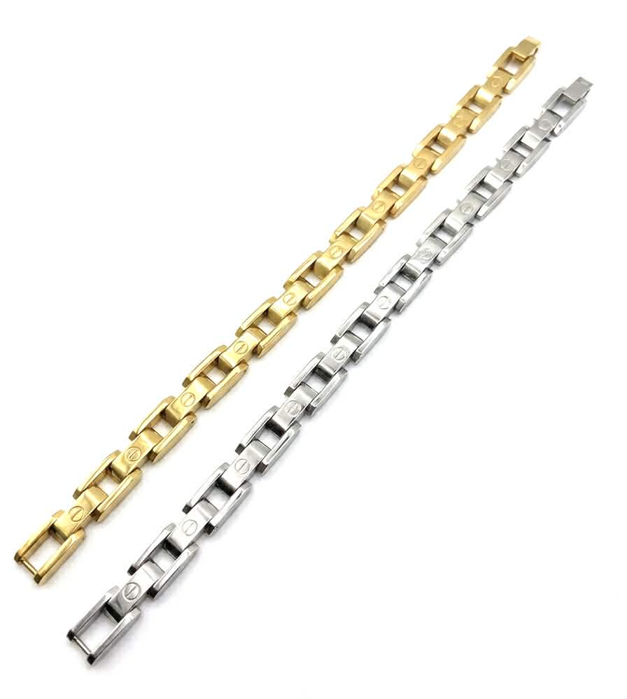 Men's Stainless Steel Bracelet - Truss - 9mm