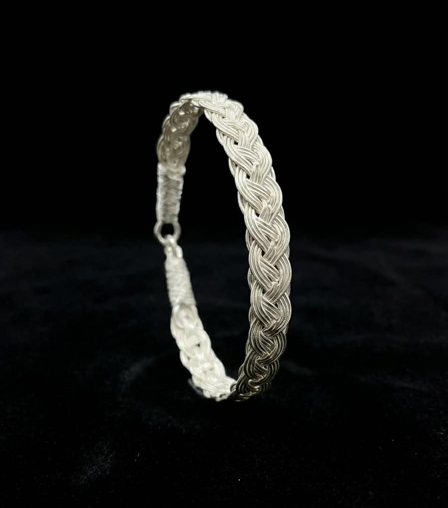 Handcrafted 999% Pure Silver Kazaz Bracelet - Unisex