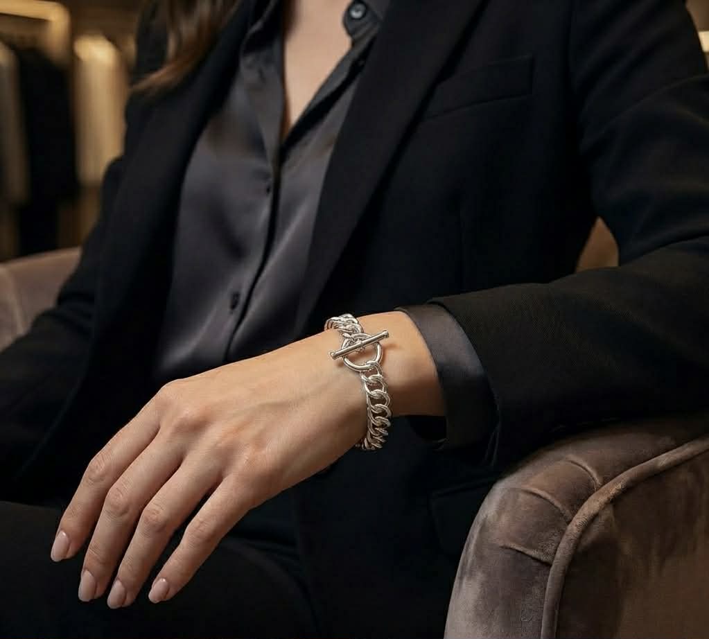 The Weaver - Woman's Sterling Silver Bracelet