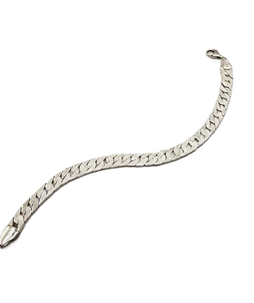 Sterling Silver Bracelet | Chevron | 7mm