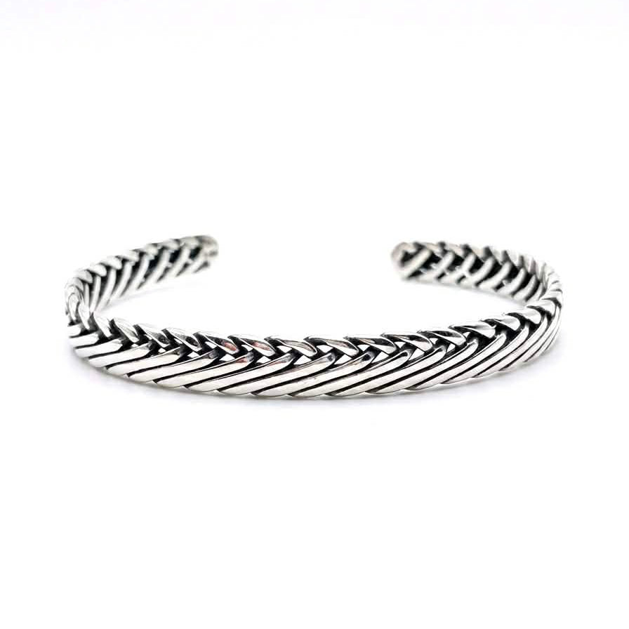 Sterling Silver Cuff Bracelet | Foxtail Design