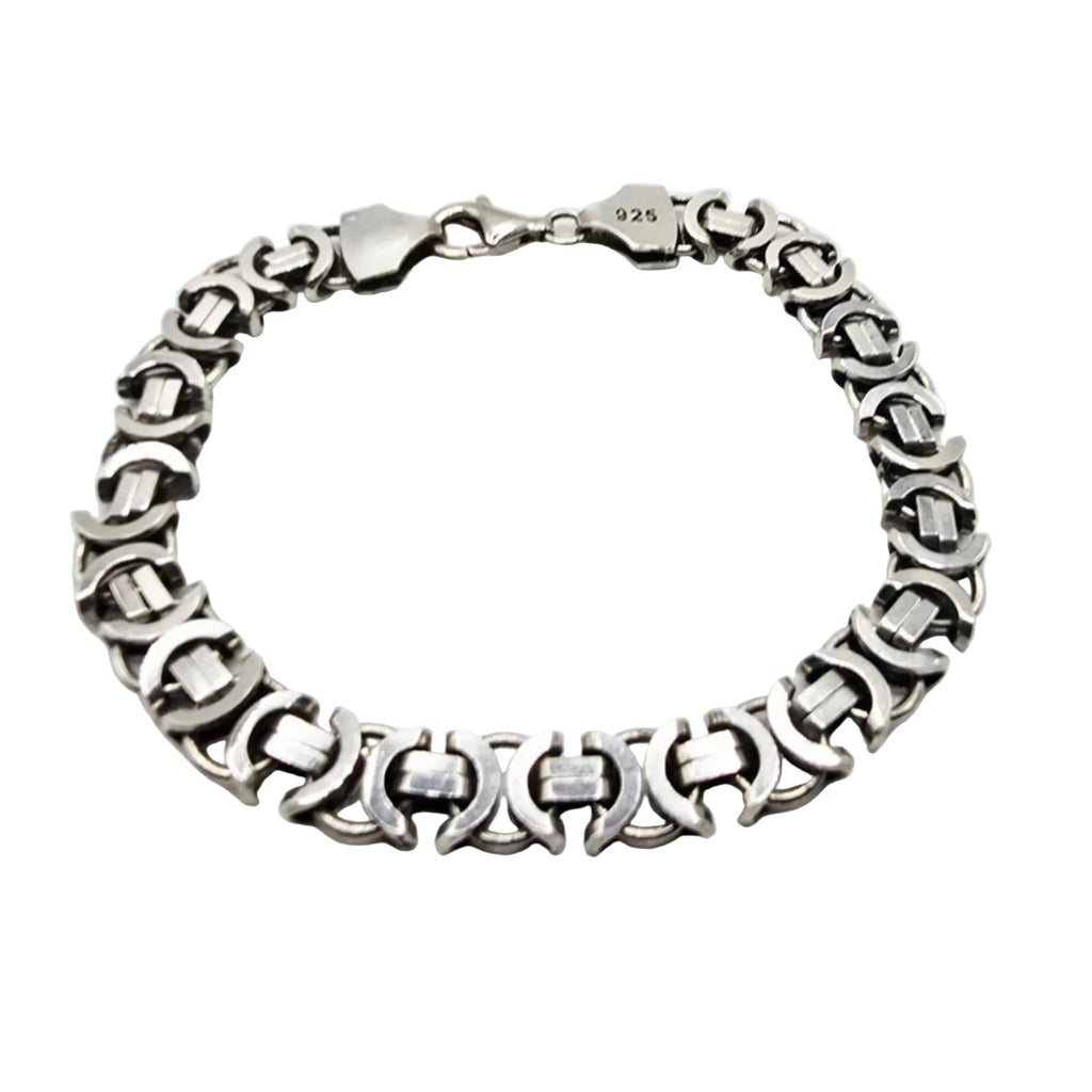 Sterling Silver Bracelet - Euroking 8.5mm