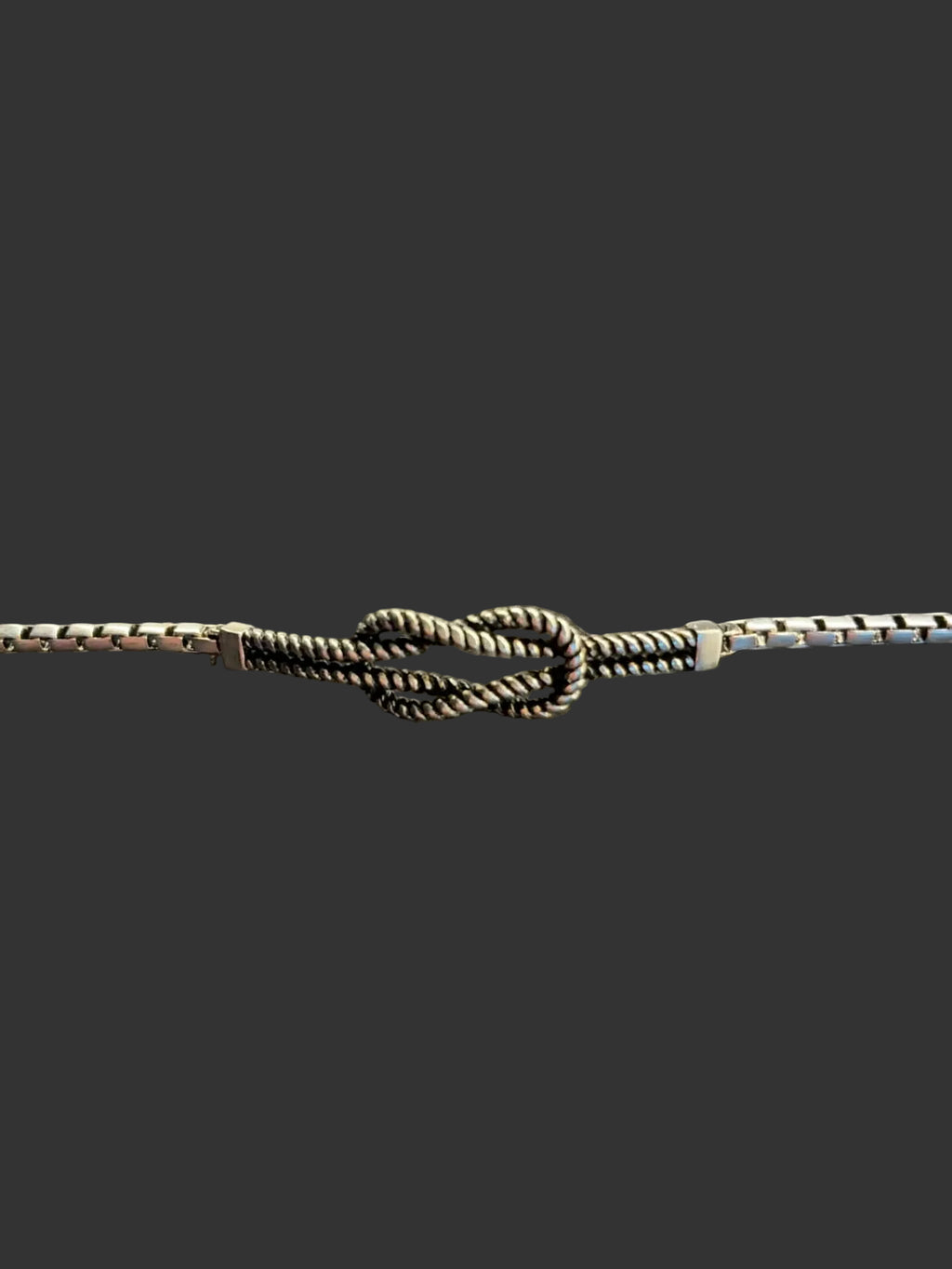 Sterling Silver Bracelet | Infinity knot