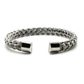 Braided Stainless Steel Cuff Bracelet
